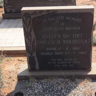 TOIT Evelyn, du 1901-1963