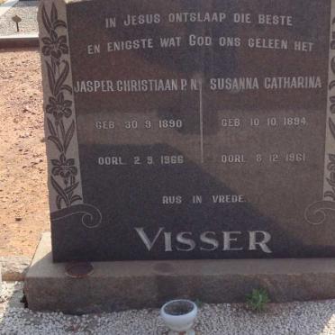 VISSER Jasper Christiaan P.N. 1890-1966 &amp; Susanna Catharina 1894-1961