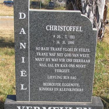 VERMEULEN Daniël Christoffel 1911-1966