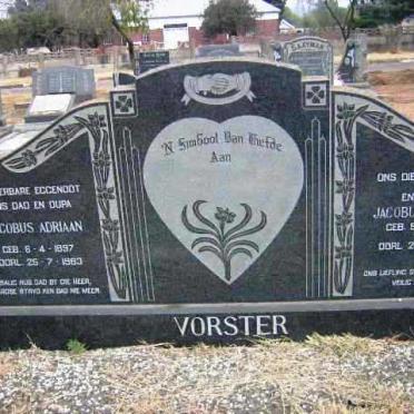 VORSTER Jacobus Adriaan 1897-1963 :: VORSTER Jacobus Adriaan 1952-1963