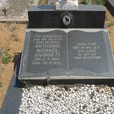 VILJOEN Anthonie Michael 1944-1971