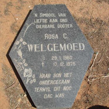 WELGEMOED Rosa C. 1960-1975