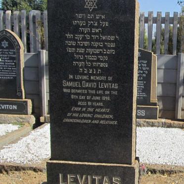 LEVITAS Samuel David -1946