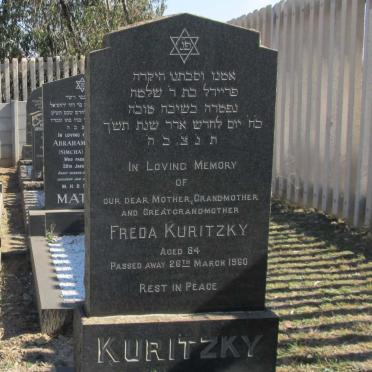 KURITZKY Freda -1960