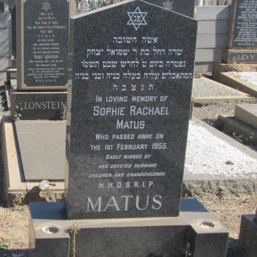 MATUS Sophie Rachael -1955