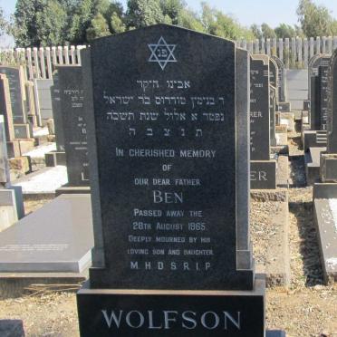 WOLFSON Ben -1965
