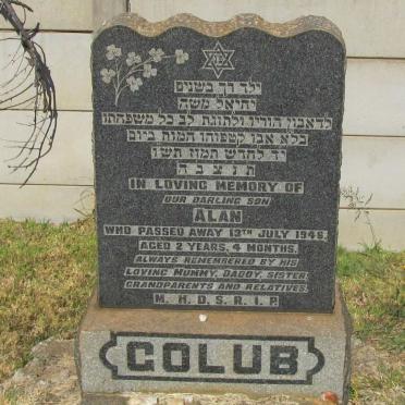 GOLUB Alan -1946