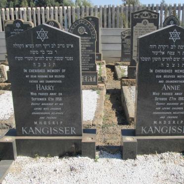 KANGISSER Harry -1956 &amp; Annie -1963