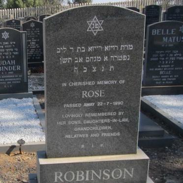 ROBINSON Rose -1990
