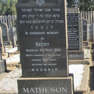 MATHESON Becky -1960