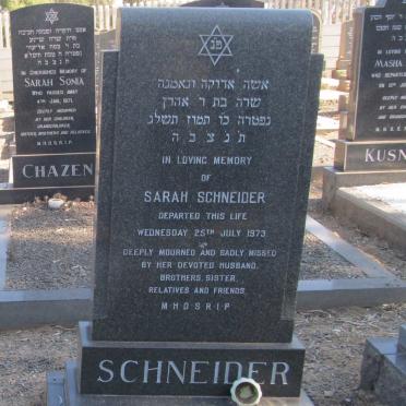 SCHNEIDER Sarah -1973