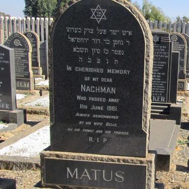 MATUS Nachman -1961