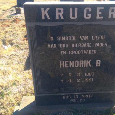 KRUGER Hendrik B. 1883-1951