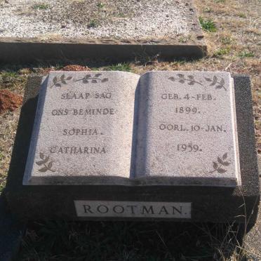 ROOTMAN Sophia Catharina 1899-1959