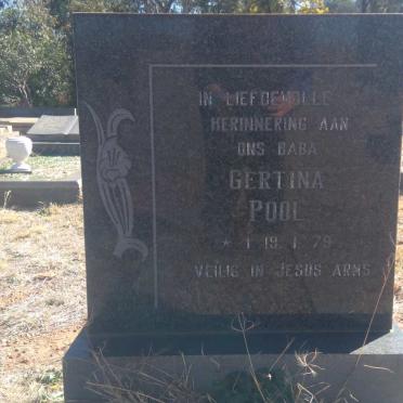 POOL Gertina 1979-1979