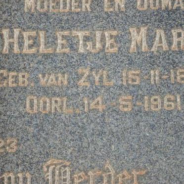 BESTER Heletje Maria nee VAN ZYL 1880-1961