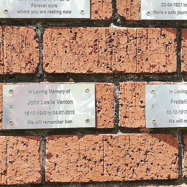 VENTON John Leslie 1949-2015 :: COETZEE Frederik 1917-2002