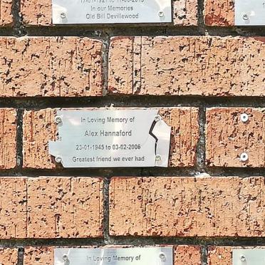 HANNAFORD Alex 1945-2006