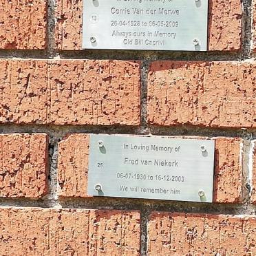 MERWE Corrie, van der 1928-2009 :: KINGSLEY Eric 1924-2008 :: NIEKERK Fred, van 1930-2003 :: WEBSTER Robert 1925-1998