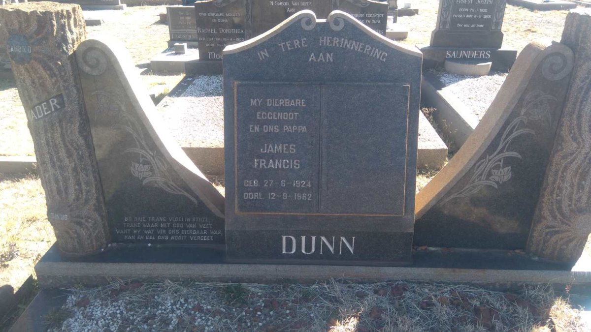 DUNN James Francis 1924-1962