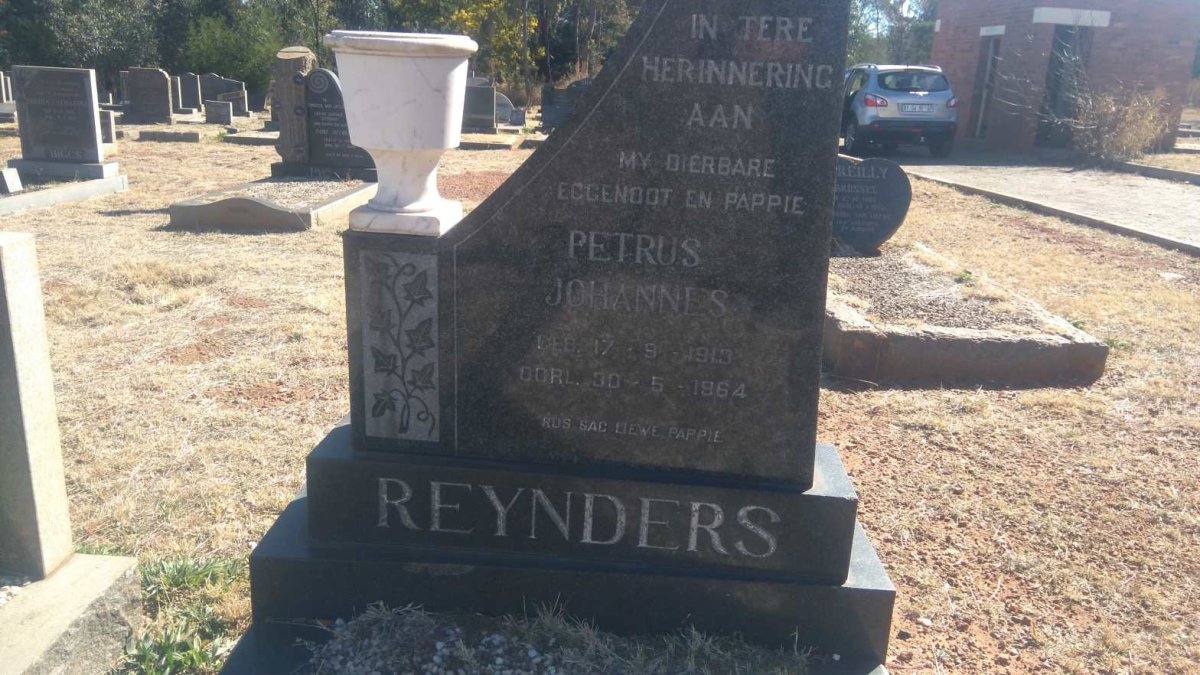 REYNDERS Petrus Johannes 1913-1964