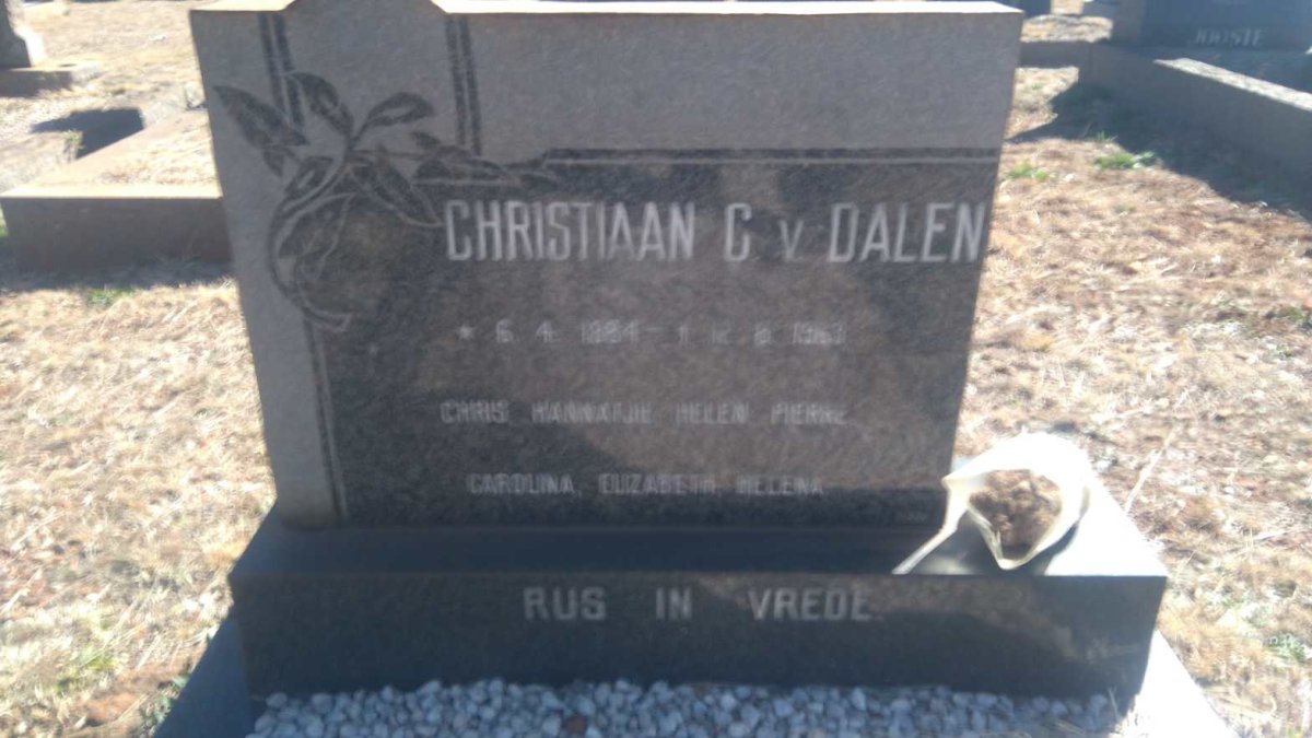 DALEN Christiaan C., v.