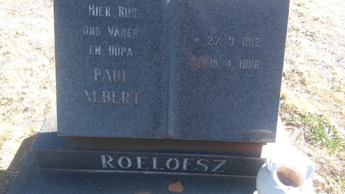 ROELOFSZ Paul Albert 1912-1996