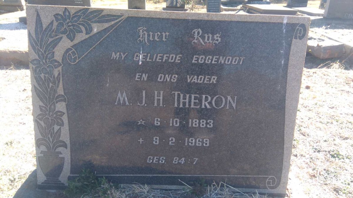 THERON M.J.H. 1883-1969