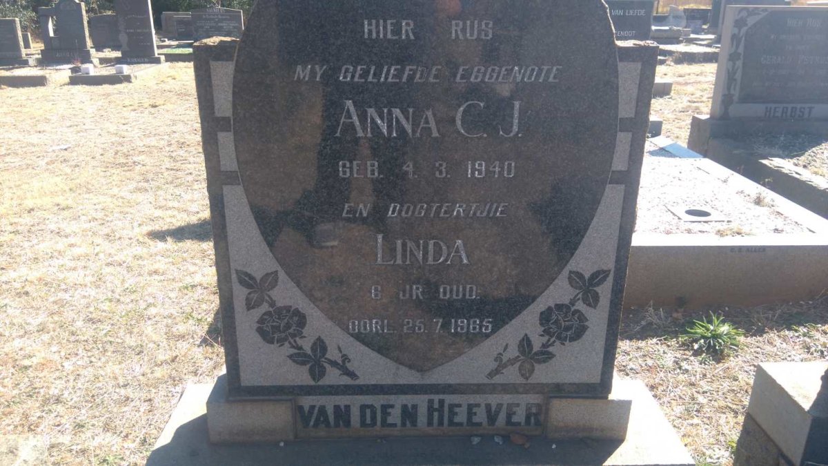 HEEVER Anna C.J., van den 1940-1965 :: VAN DEN HEEVER Linda -1965