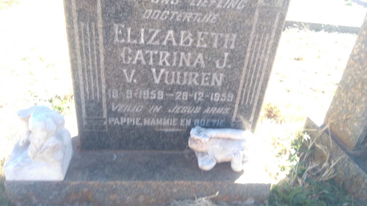 VUUREN Elizabeth Catrina, J. v. 1959-1959