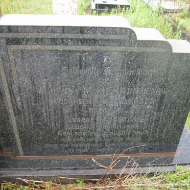 GRIEBENOW Lowisa Maria voorheen DU TOIT nee MAARTENS 1869-1943