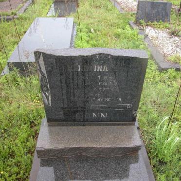 CONN Hendrina Johanna nee DU TOIT 1901-1972
