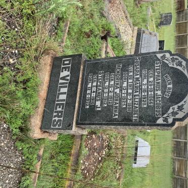 VILLIERS Stephanus Jacobus, de 1866-1920 &amp; Susara Maria Elizabeth DU TOIT 1891-1925