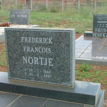 NORTJE Frederick Francois 1946-2007