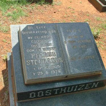 OOSTHUIZEN Petrus Stephanus 1905-1976