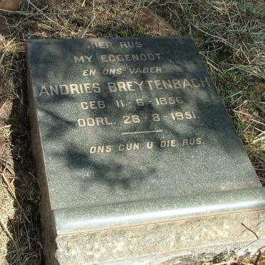 BREYTENBACH Andries 1856-1951