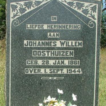 OOSTHUIZEN Johannes Willem 1861-1944