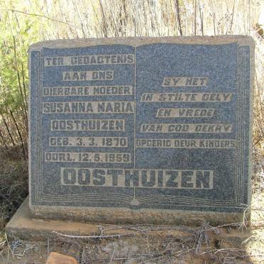 OOSTHUIZEN Susanna Maria 1870-1959