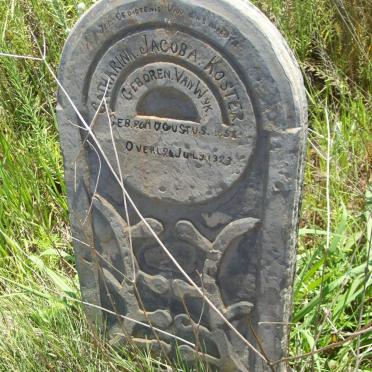 KOSTER Catharina Jacoba nee VAN WYK 1858-1923
