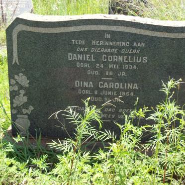 VREY Daniel Cornelius -1934 &amp; Dina Carolina -1954