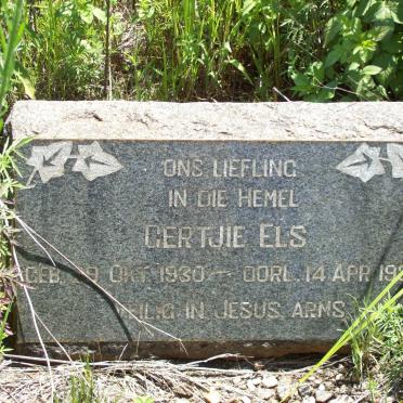 ELS Gertjie 1930-1933
