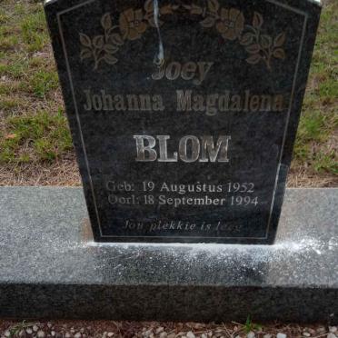 BLOM Johanna Magdalena 1952-1994