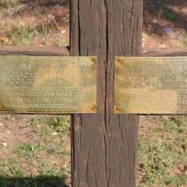 BERG Hannes, van den 1938-2005 &amp; Anna Johanna JACOBS 1945-2009