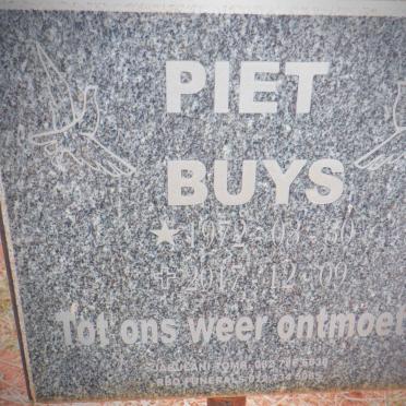BUYS Piet 1972-2017