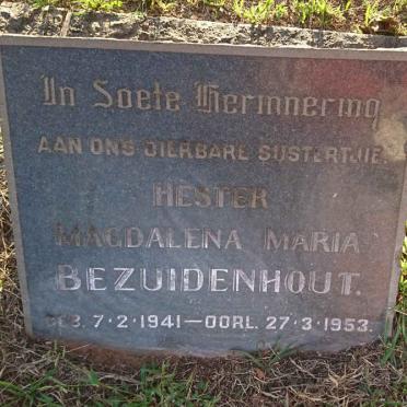BEZUIDENHOUT Hester Magdalena Maria 1941-1953
