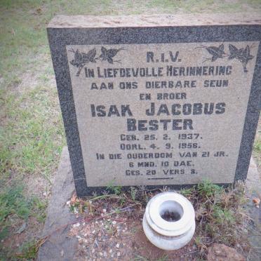 BESTER Isak Jacobus 1937-1958