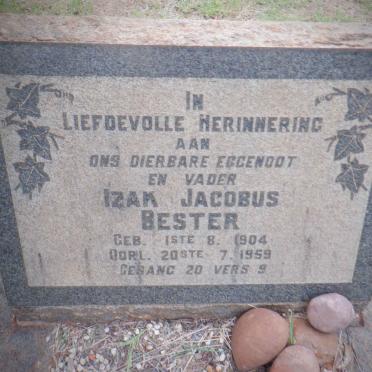 BESTER Izak Jacobus 1904-1959