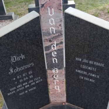 BERG Dirk Johannes, van den 1965-1995