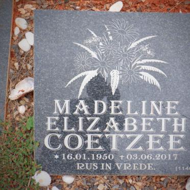 COETZEE Madeline Elizabeth 1950-2017