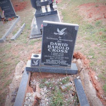 CROSS Dawid Harold 1946-2009